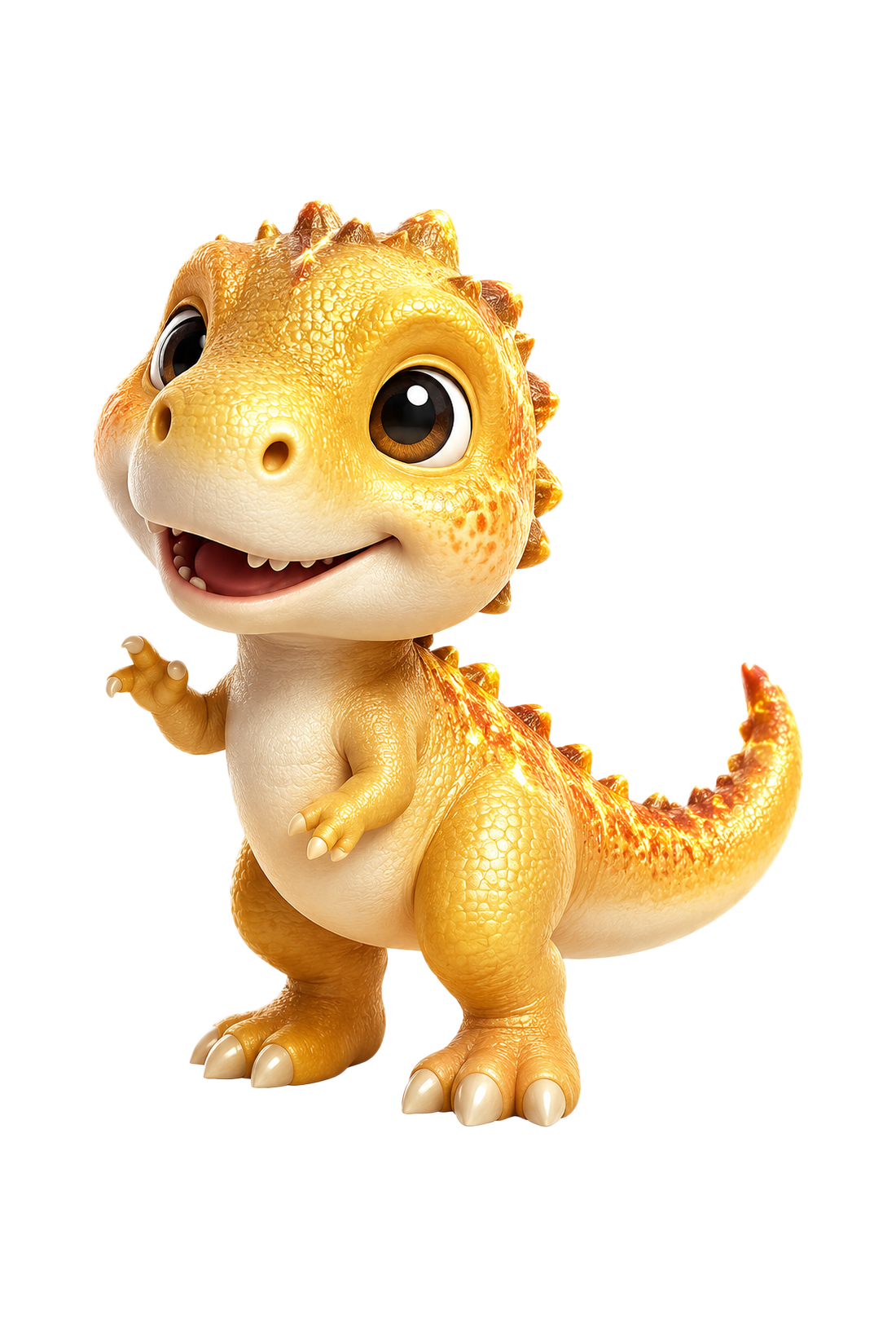 Hidden golden dino baby